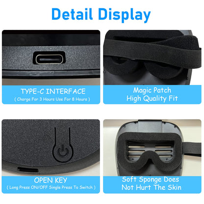 NESLEMY™ Led Mask with Gesture Sensing,Unisex LED Lighted Face Transforming Mask for Costume Cosplay Party Masquerade